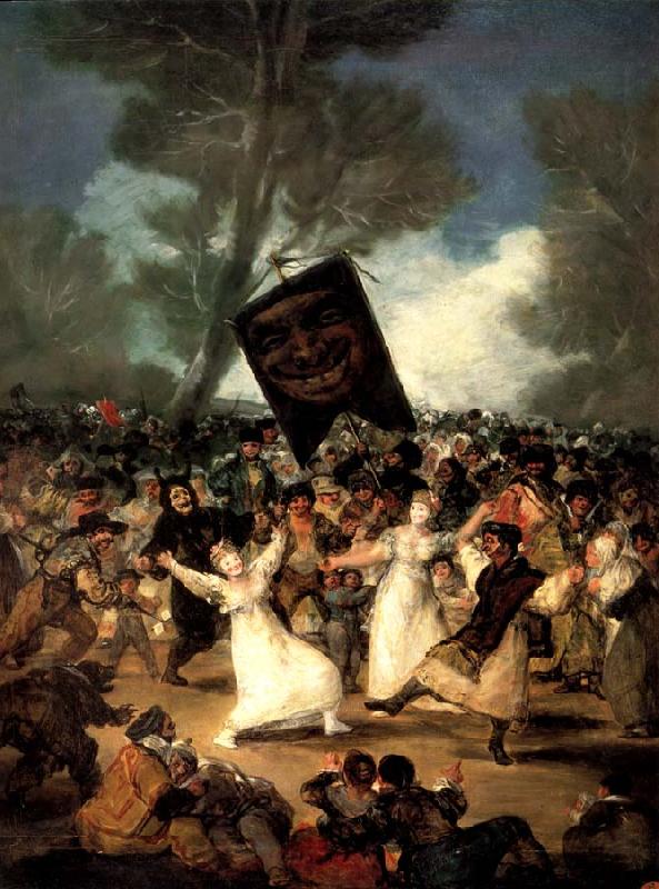 Francisco Goya The Burial of the Sardine oil painting picture